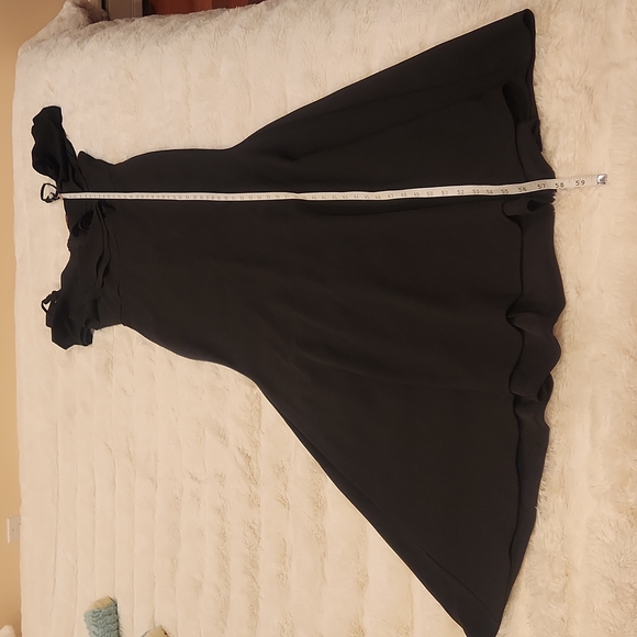Xtaren Ruffle Off The Shoulder Maxi Dress black size L - Picture 9 of 14